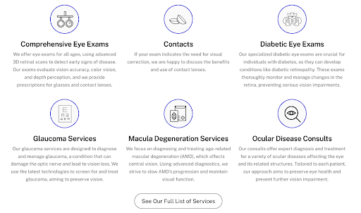 Websites for Optometrists