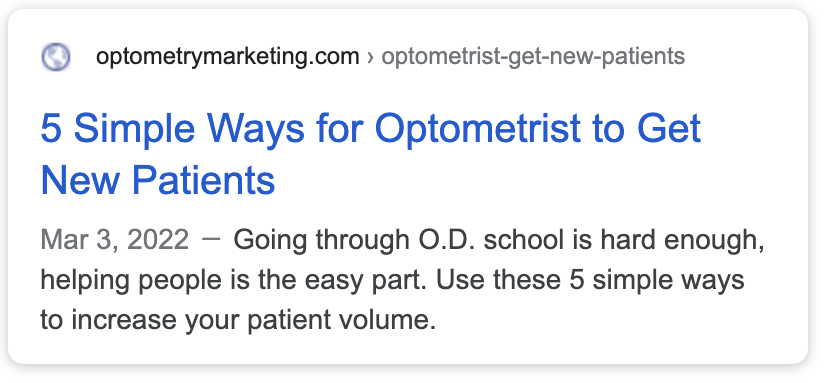 5 Simple Ways for Optometrist to Get New Patients